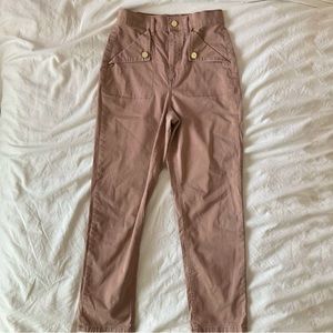 Express High Rise Brown Mom Jean Pants